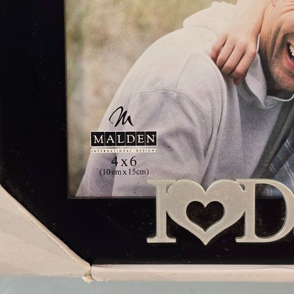 I Love Dad Malden International 4x6" Fathers Day Photo Picture Frame - Picture 4 of 5